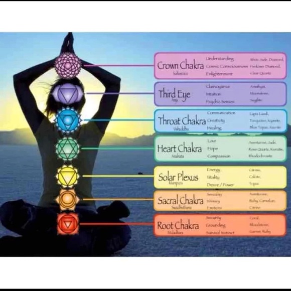 7 Stone Chakra Bracelet - Picture 2 of 3